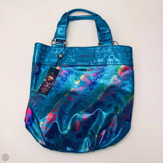 Handbag By Ed Hardy, Size: Large
