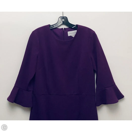 Dress Casual Short By Donna Morgan In Purple, Size: 12