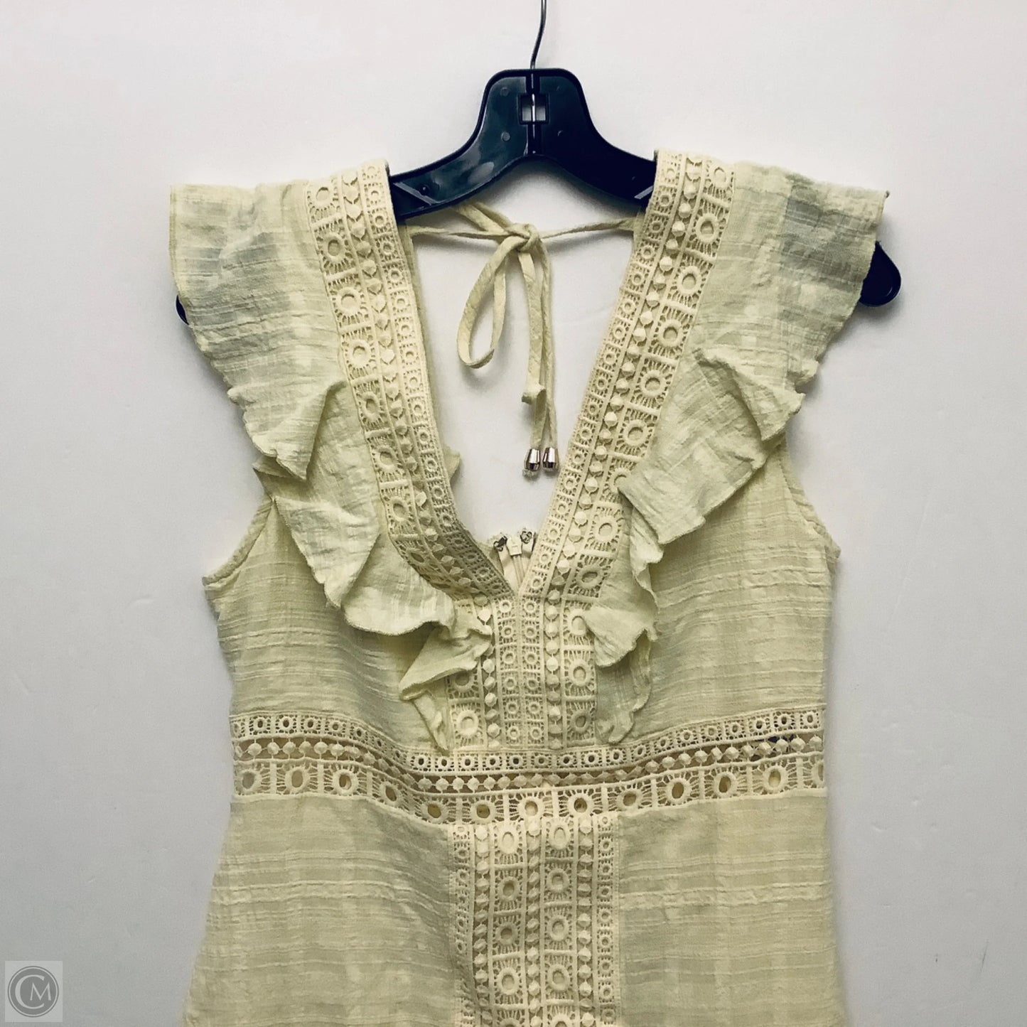 Dress Casual Short By Cme In Yellow, Size: L