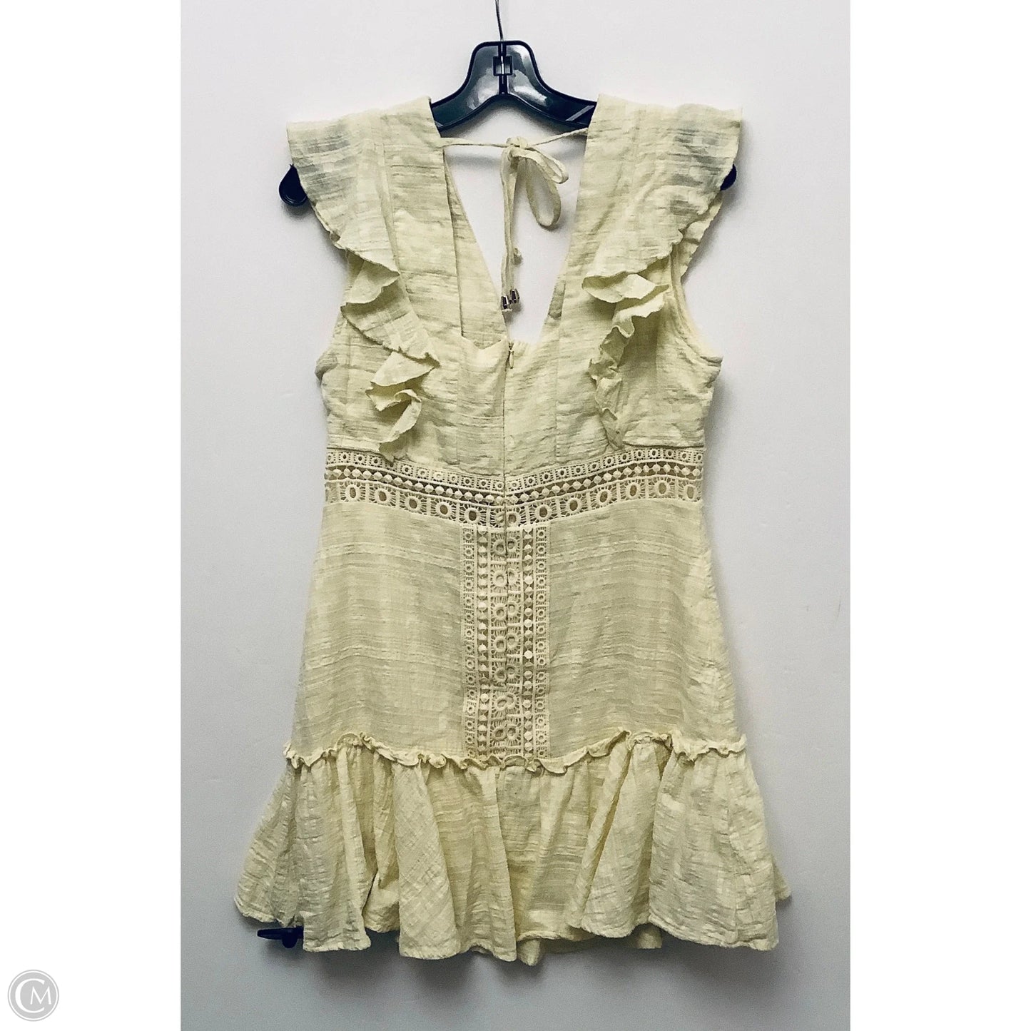 Dress Casual Short By Cme In Yellow, Size: L