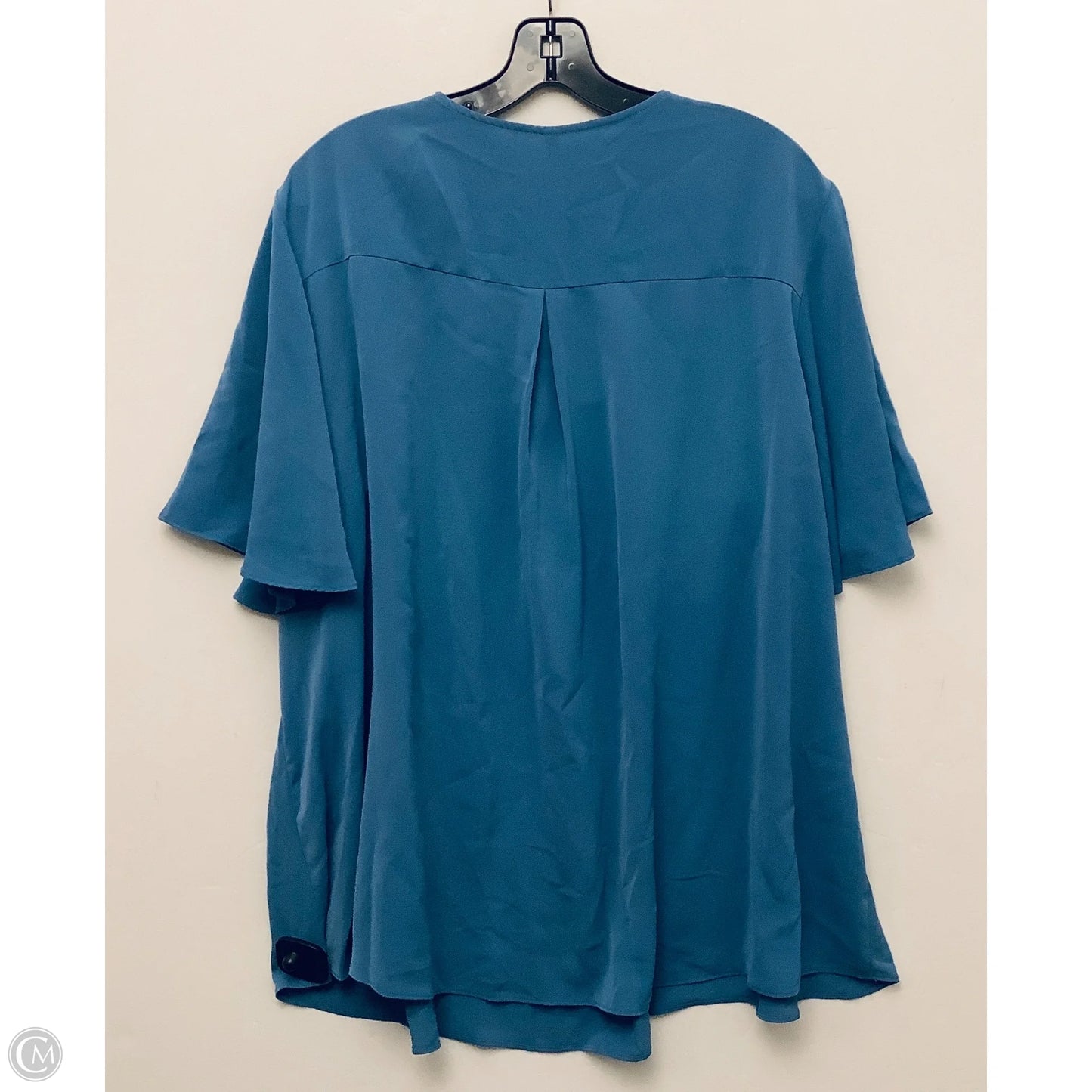Top Short Sleeve By Cmb In Green, Size: 3x