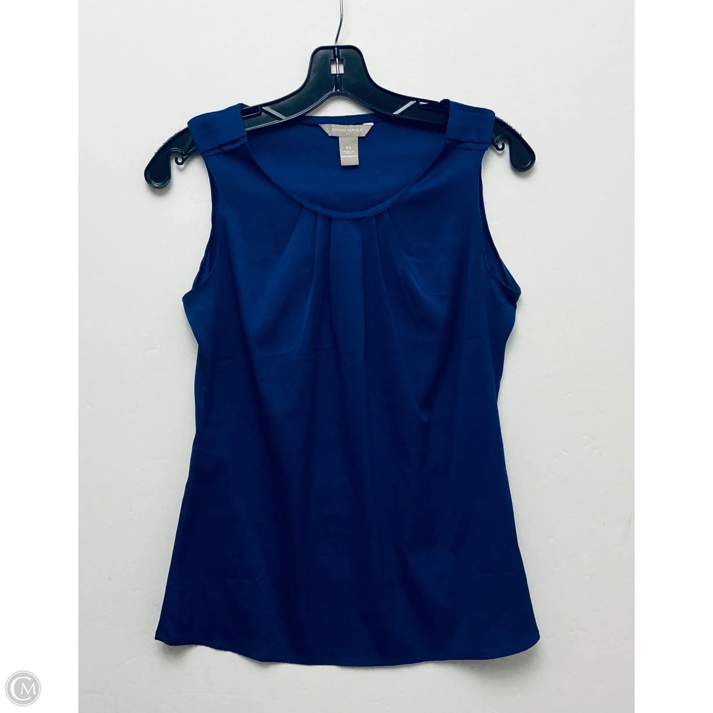 Top Sleeveless Basic By Banana Republic In Blue, Size: Xs