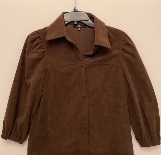 Jacket Other By Clothes Mentor In Brown, Size: Xs