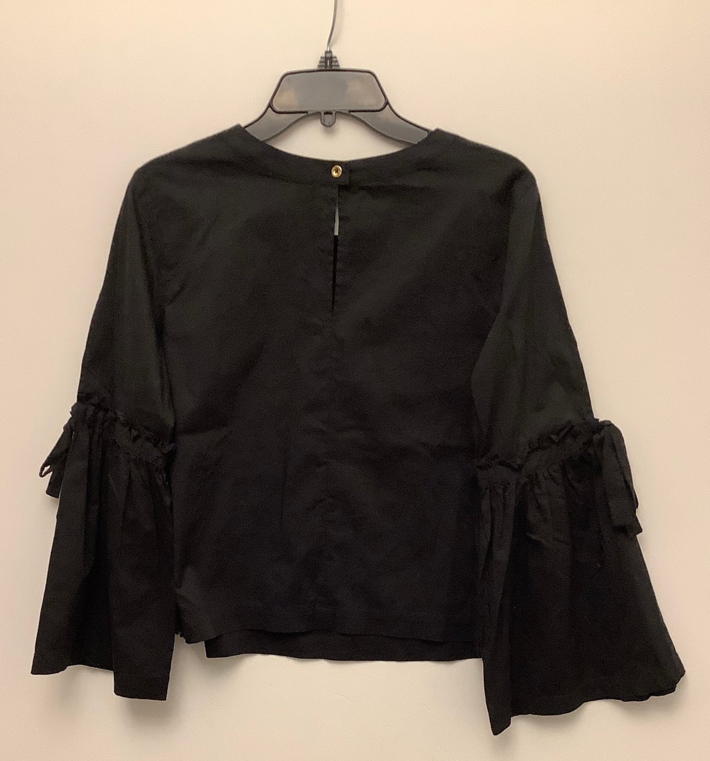 Top Long Sleeve By Laundry In Black, Size: M