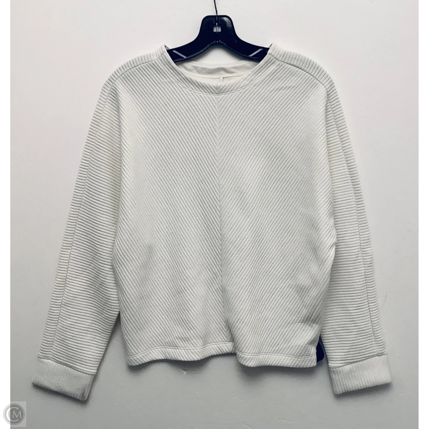 Top Long Sleeve By A New Day In White, Size: S