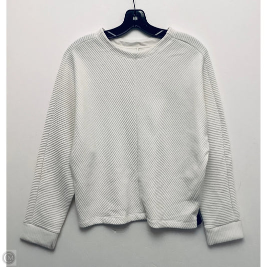 Top Long Sleeve By A New Day In White, Size: S