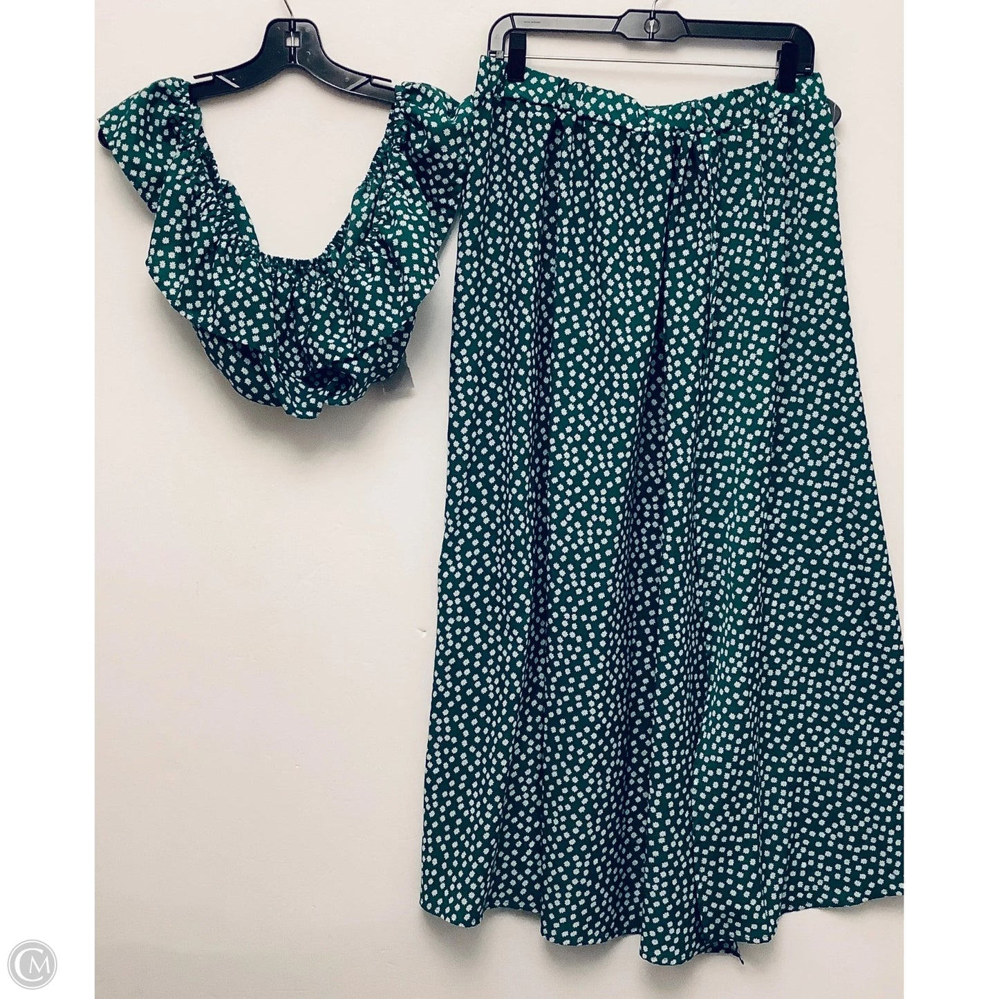 Skirt Set 2pc By Cme In Green, Size: 1x