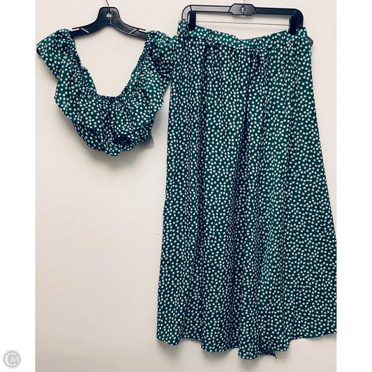 Skirt Set 2pc By Cme In Green, Size: 1x