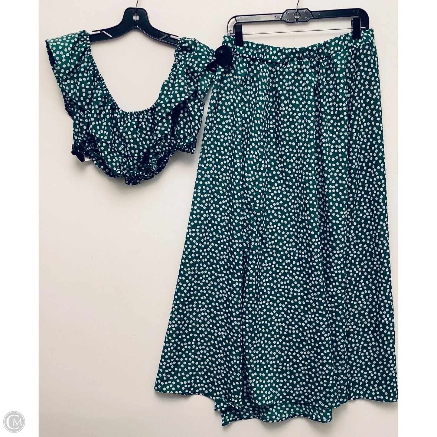 Skirt Set 2pc By Cme In Green, Size: 1x