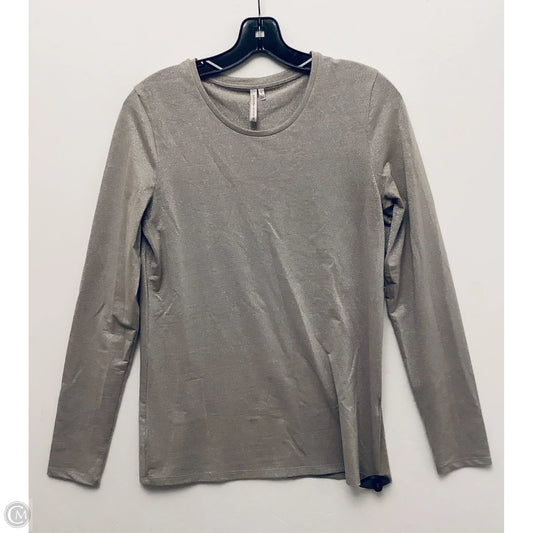 Top Long Sleeve Basic By Banana Republic In Gold, Size: S