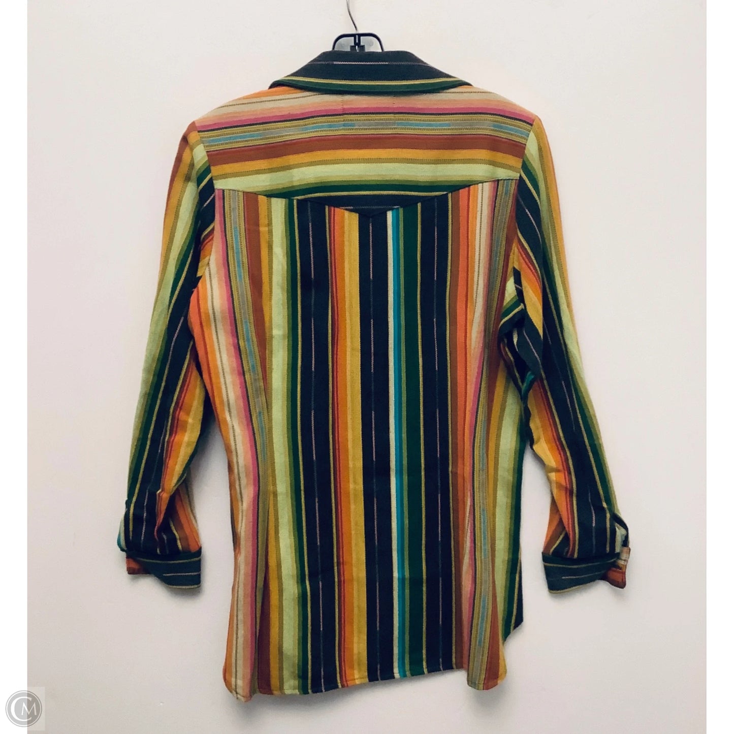 Top Long Sleeve By Cma In Striped Pattern, Size: S