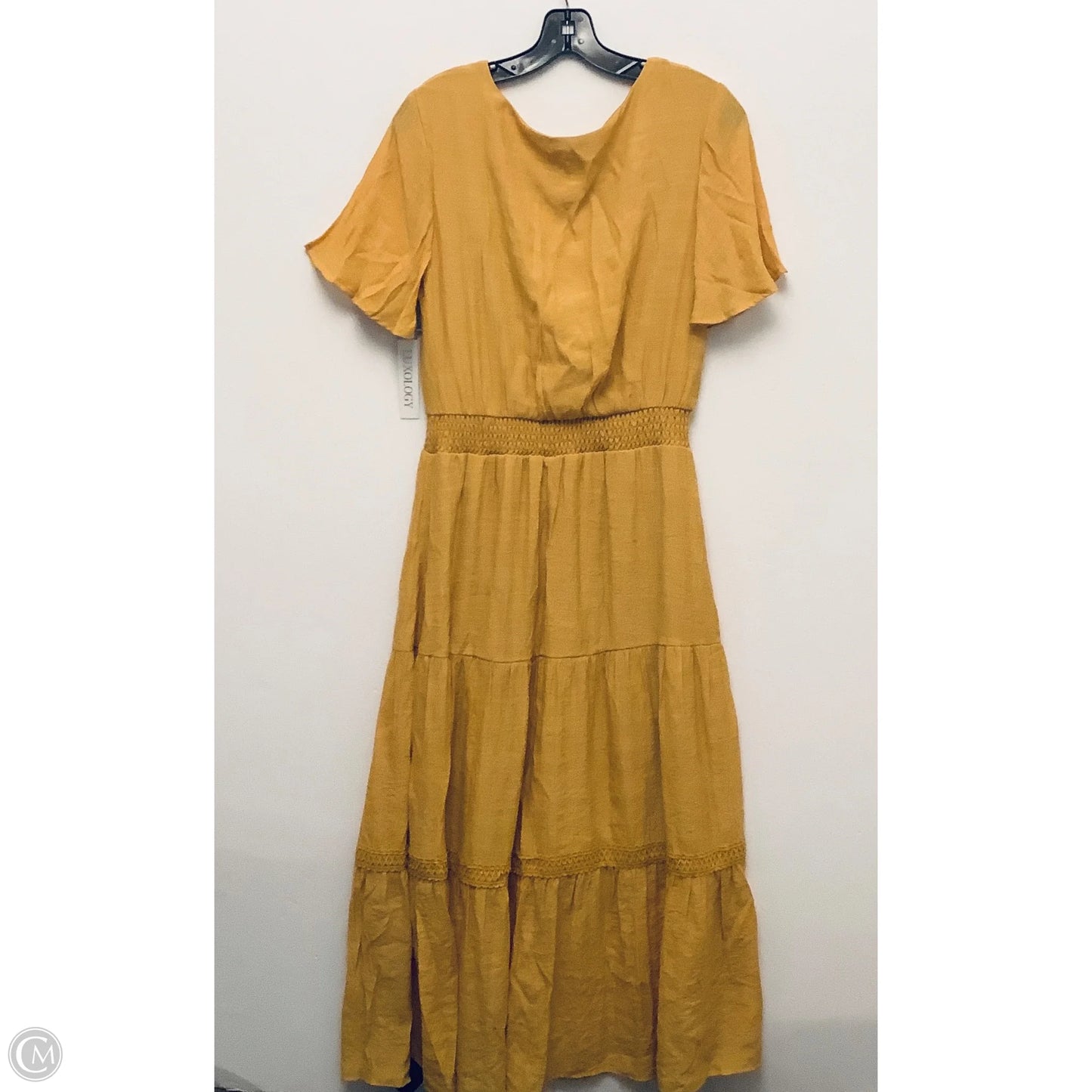 Dress Casual Maxi By Luxology In Yellow, Size: S