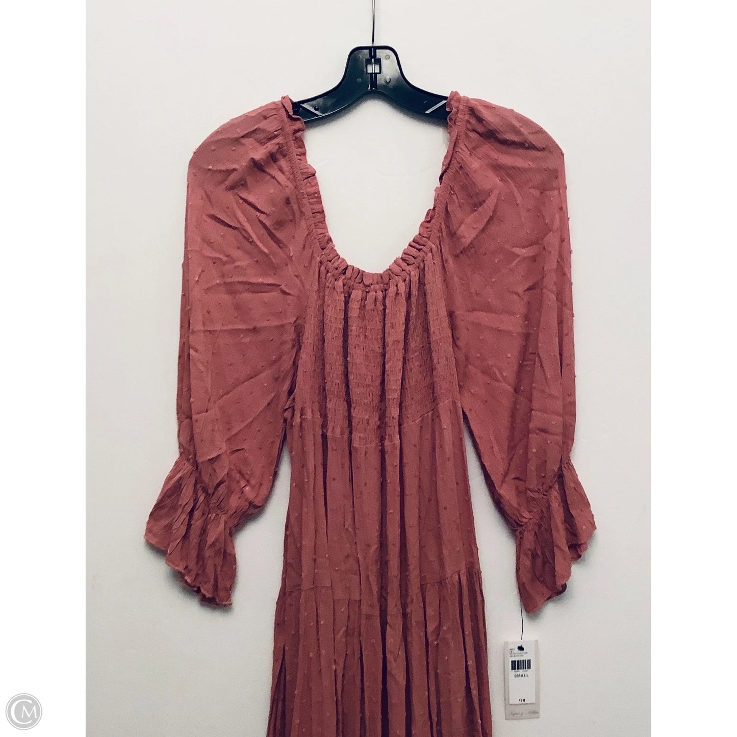 Dress Casual Midi By Lapis In Pink, Size: S