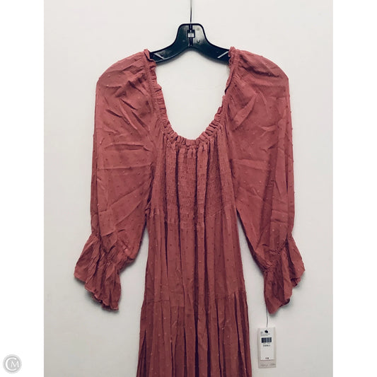 Dress Casual Midi By Lapis In Pink, Size: S