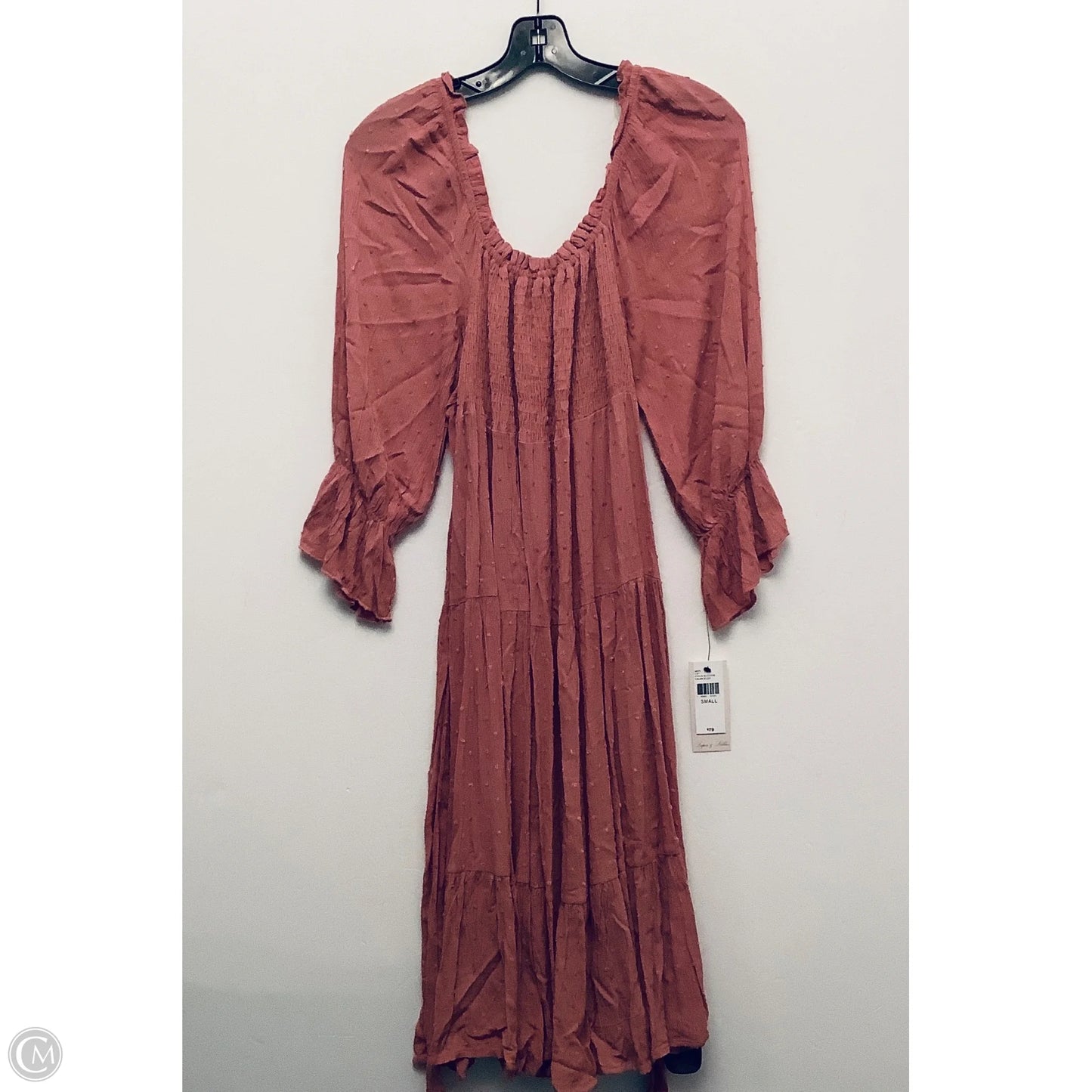 Dress Casual Midi By Lapis In Pink, Size: S