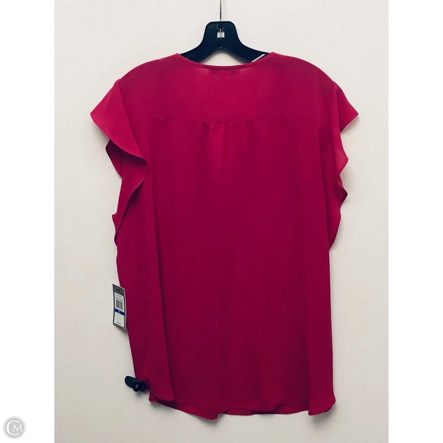 Top Short Sleeve Basic By Chaus Woman In Pink, Size: Xl