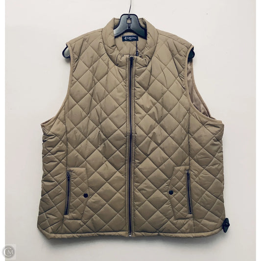 Vest Puffer & Quilted By Cme In Brown, Size: Xxl
