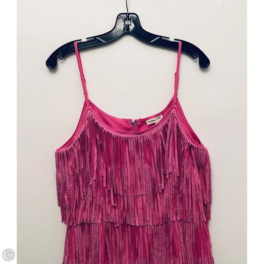 Dress Party Short By Main Strip In Pink, Size: L