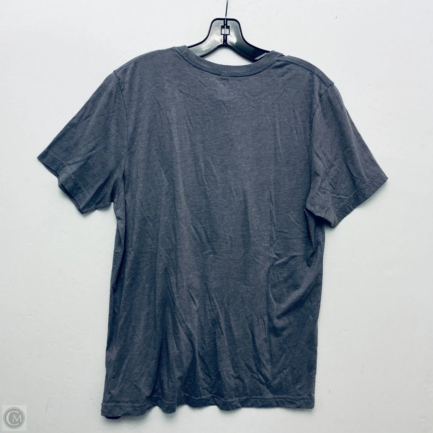 Top Short Sleeve Basic By Cme In Grey, Size: L