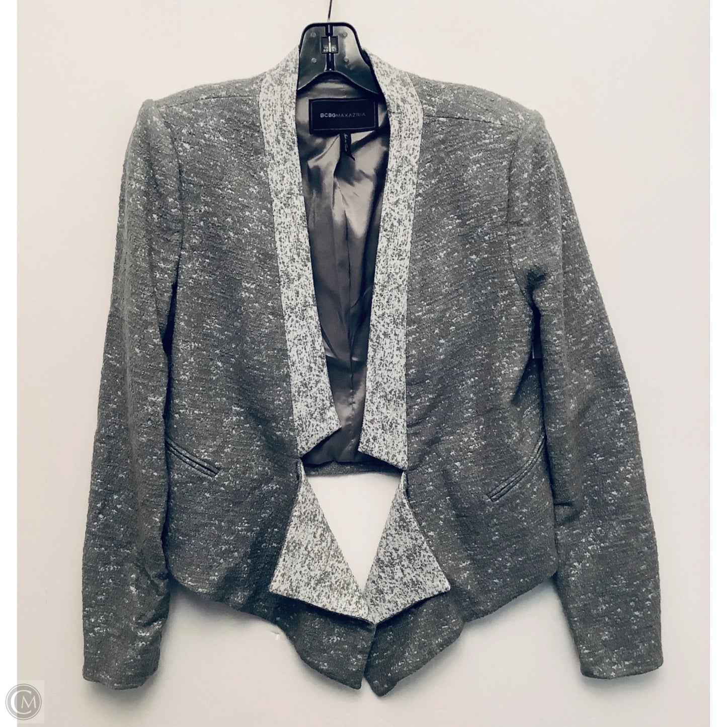 Blazer By Bcbgmaxazria In Grey, Size: M