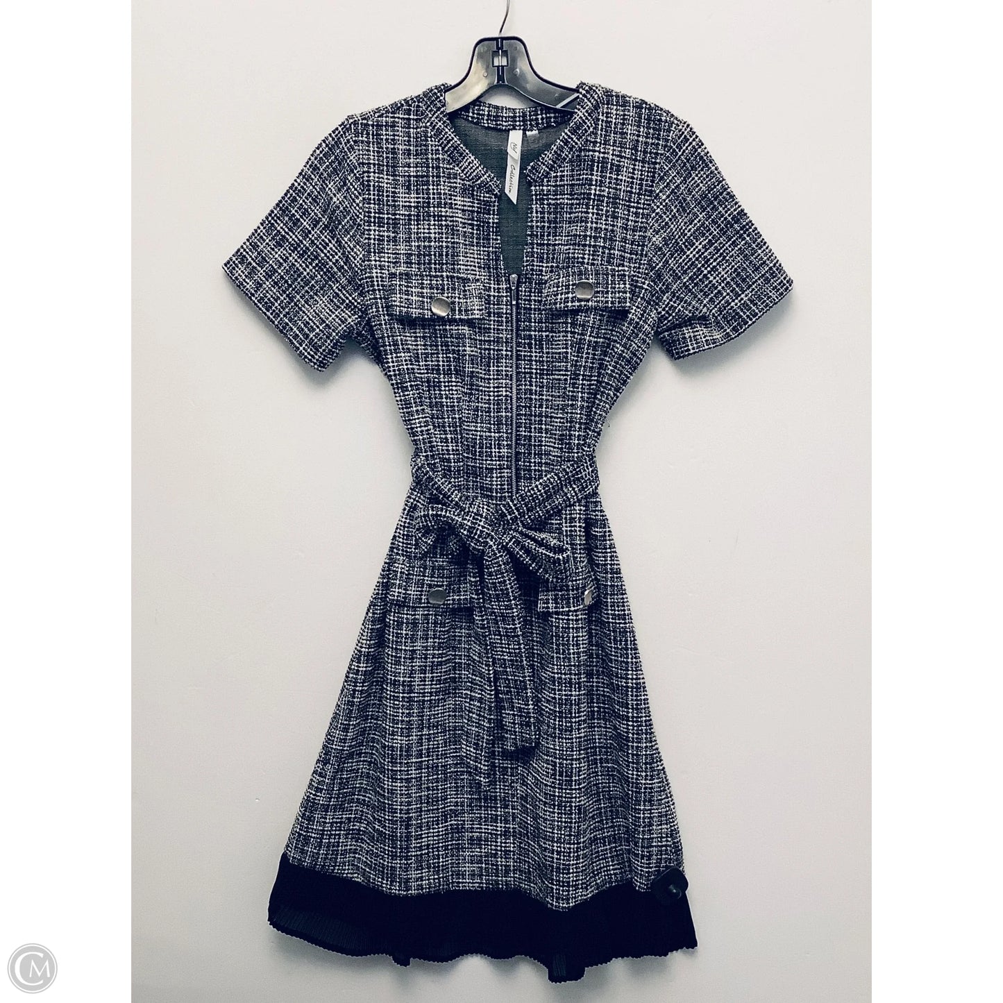 Dress Casual Short By Ny Collection In Black & White, Size: M