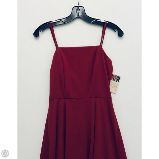 Dress Party Midi By Cmc In Maroon, Size: 4