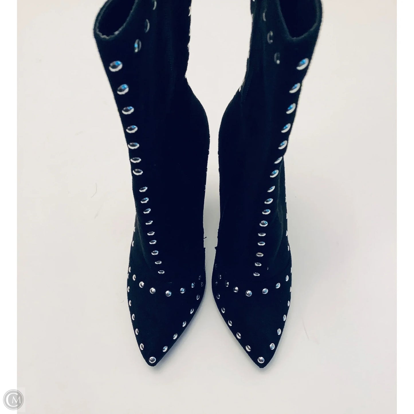 Boots Ankle Heels By Charlotte Russe In Black, Size: 6