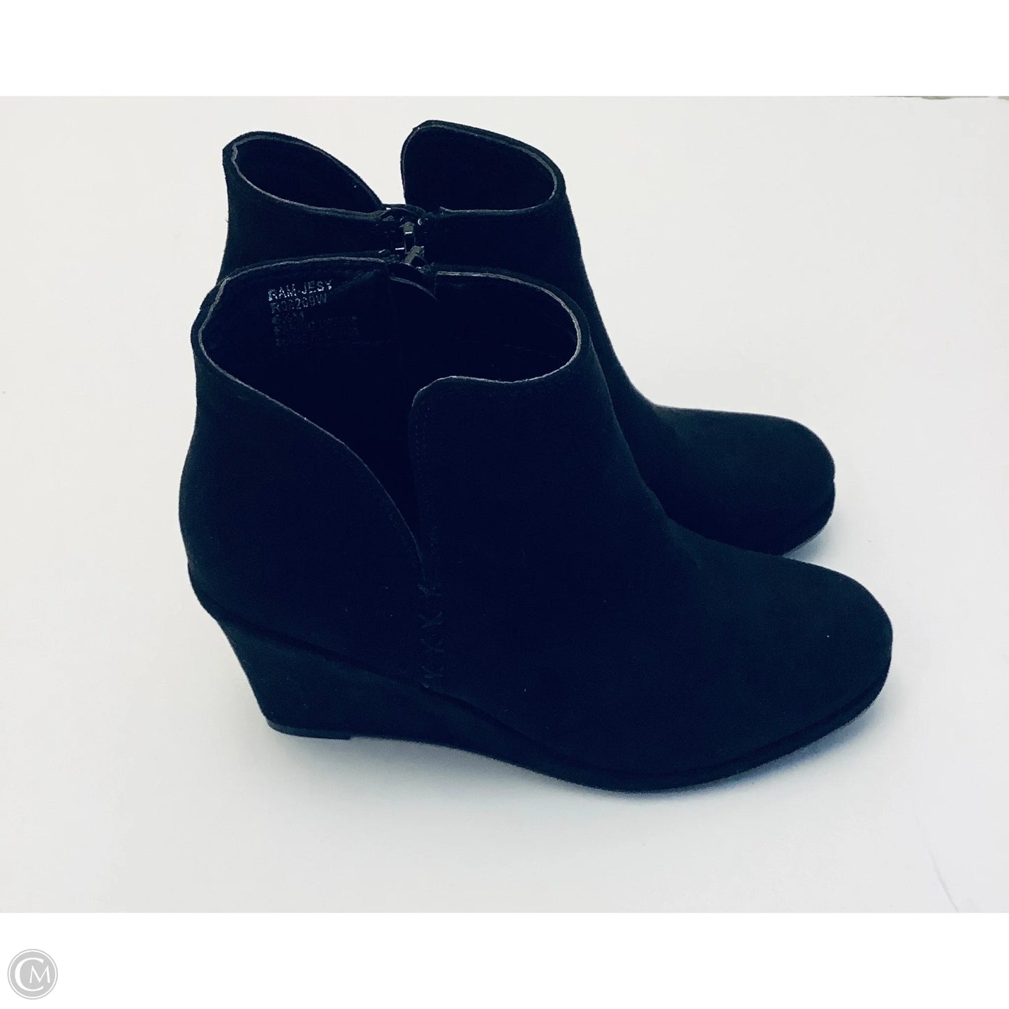 Boots Ankle Heels By Rampage In Black, Size: 6.5