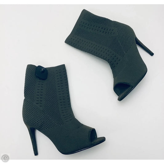 Boots Ankle Heels By Cme In Green, Size: 10