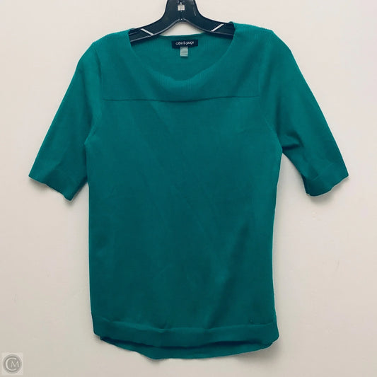 Top Short Sleeve Basic By Cable And Gauge In Green, Size: S