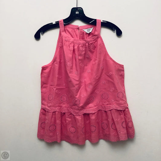 Top Sleeveless By Crown And Ivy In Pink, Size: M