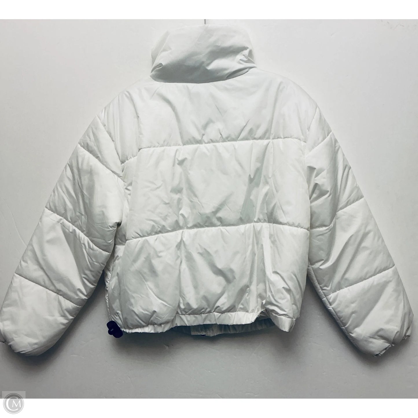 Jacket Puffer & Quilted By Wild Fable In White, Size: M