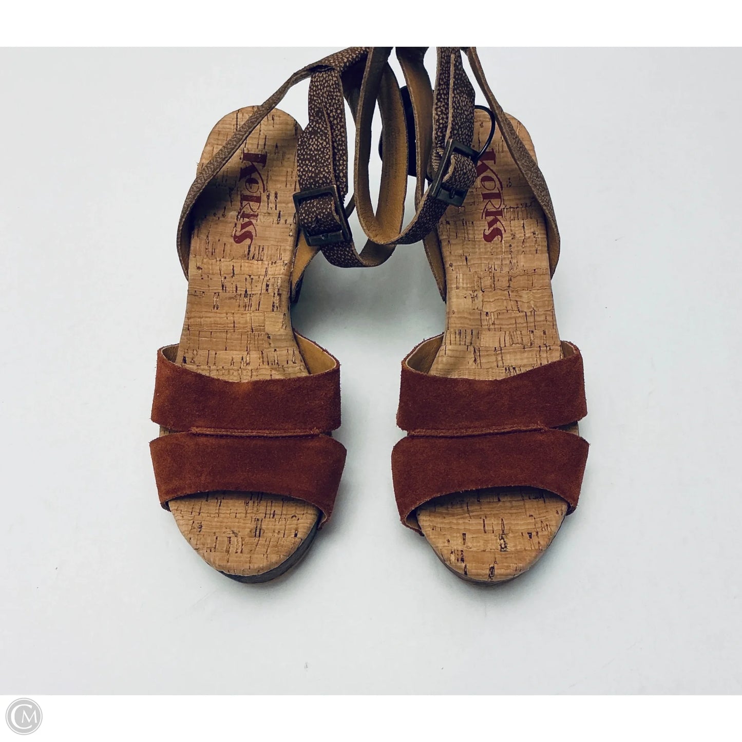 Shoes Heels Block By Korks In Orange, Size: 7