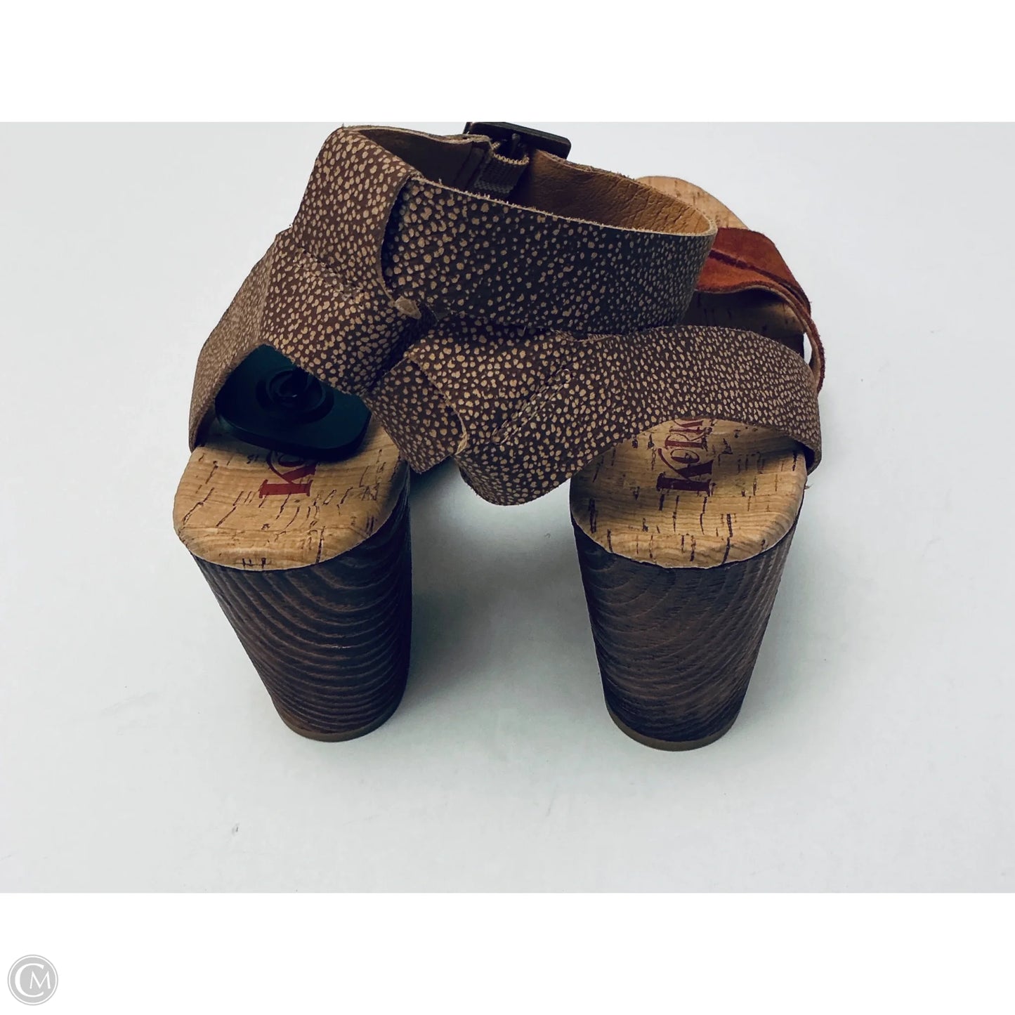 Shoes Heels Block By Korks In Orange, Size: 7