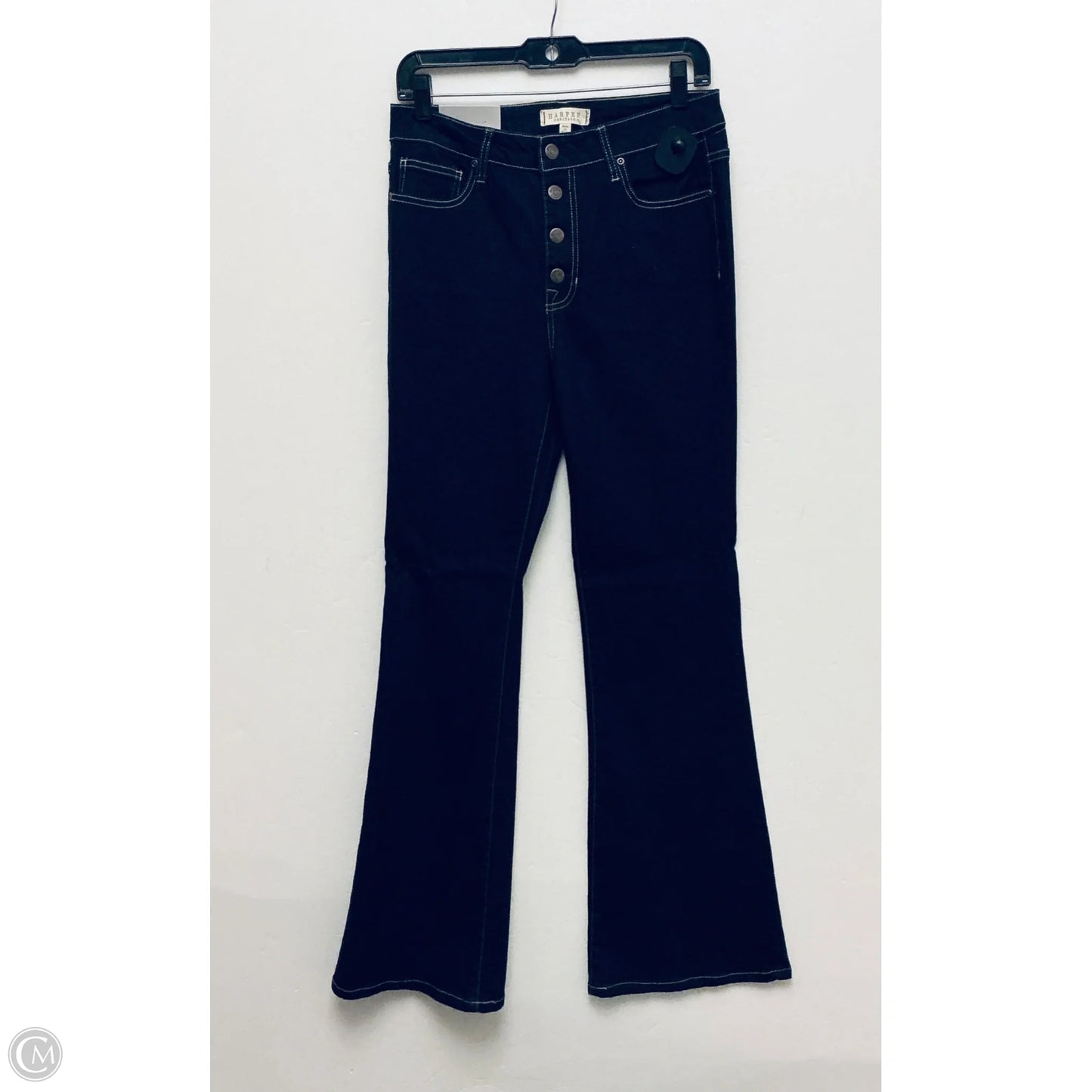 Jeans Straight By Harper In Blue Denim, Size: 8
