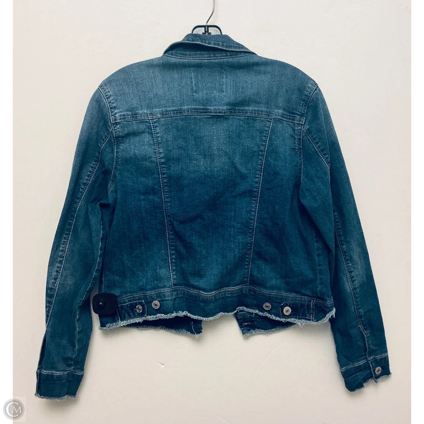 Jacket Denim By Nine West Apparel In Blue Denim, Size: M