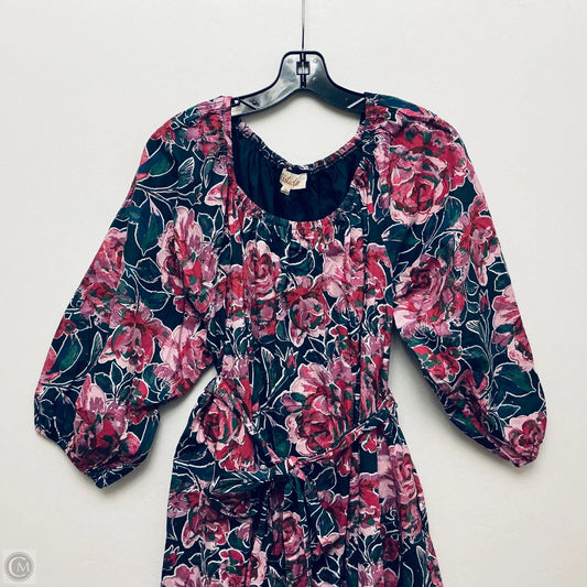 Dress Casual Short By Listicle In Floral Print, Size: M