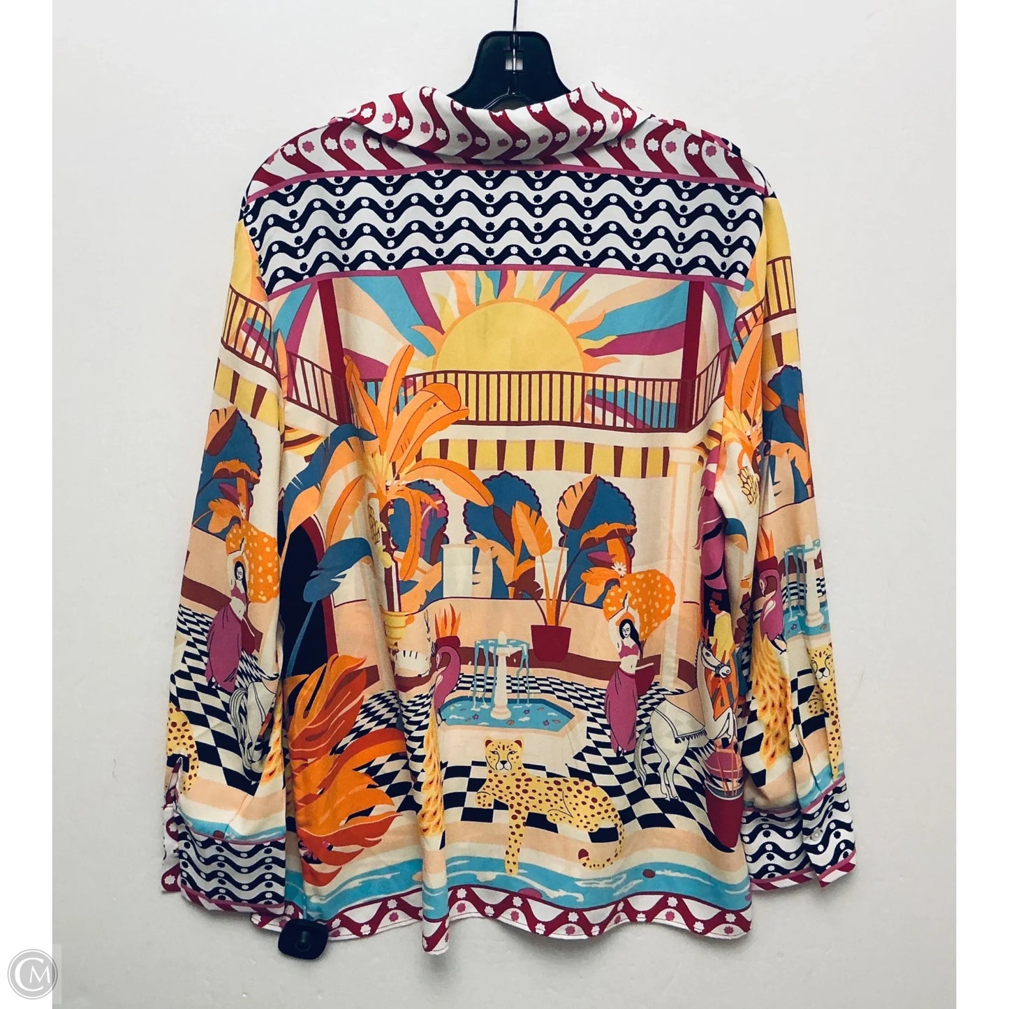 Top Long Sleeve By Rachel Zoe In Multi-colored, Size: M