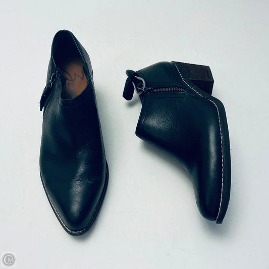 Boots Ankle Heels By Zodiac In Black, Size: 7