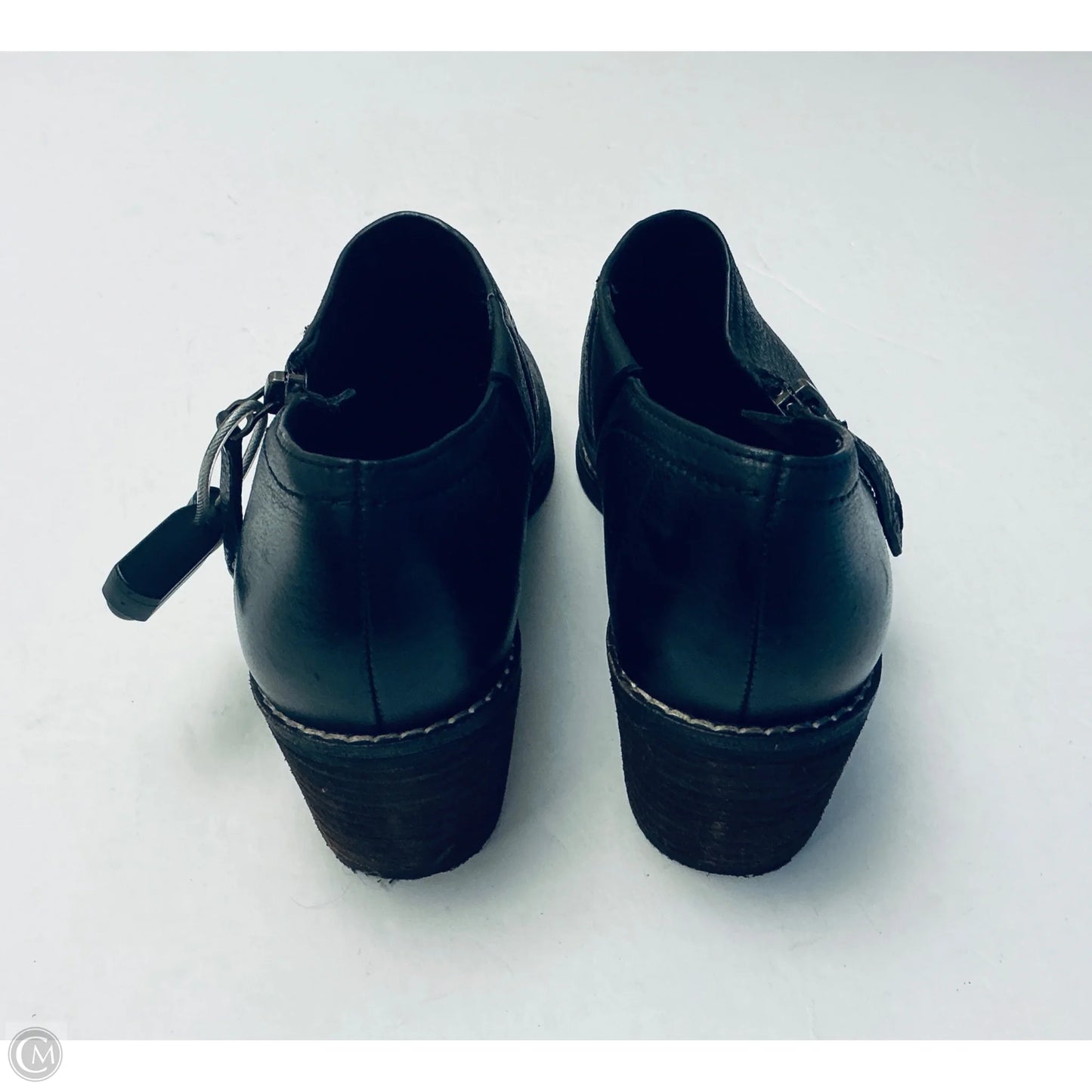 Boots Ankle Heels By Zodiac In Black, Size: 7