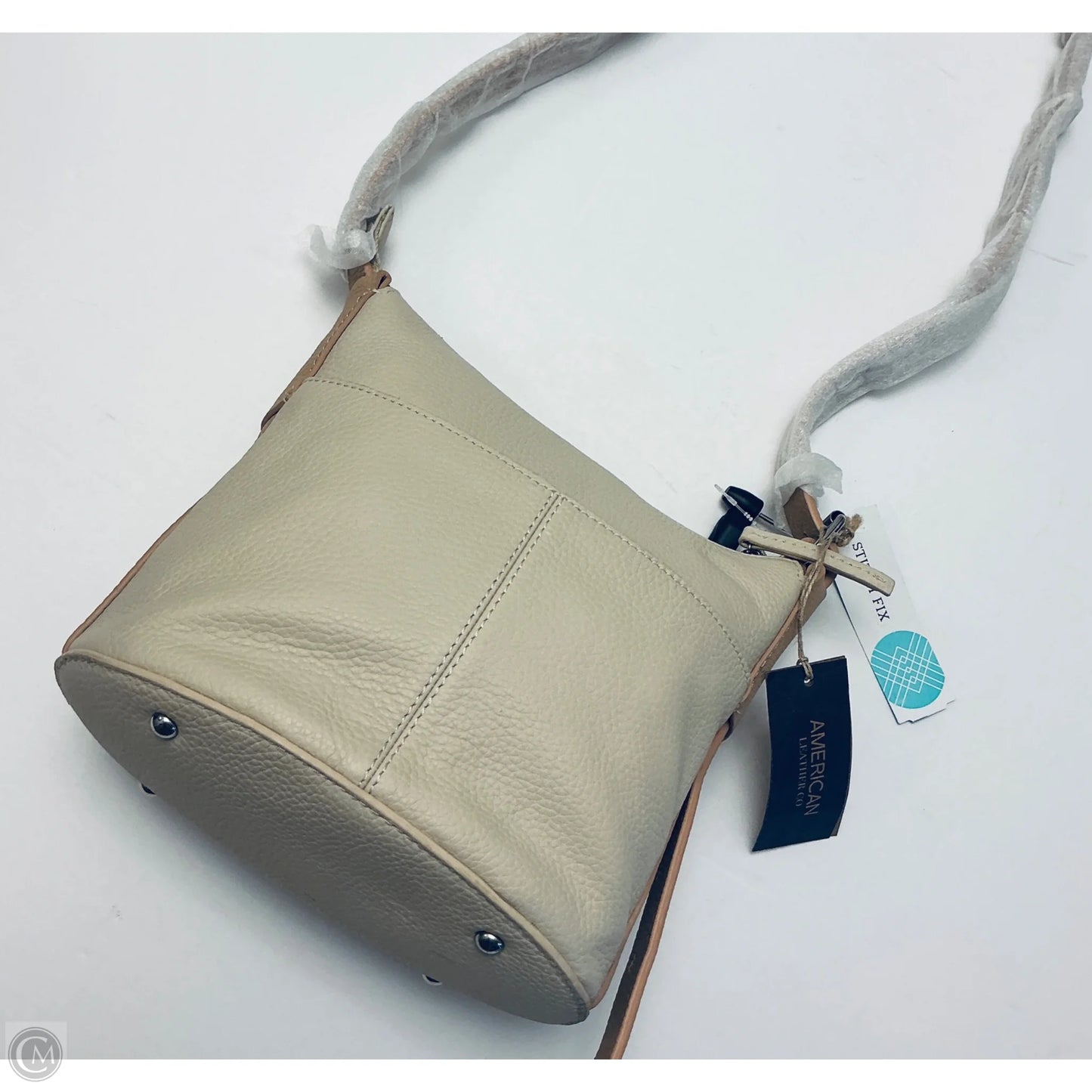 Crossbody Leather By Cmc, Size: Medium