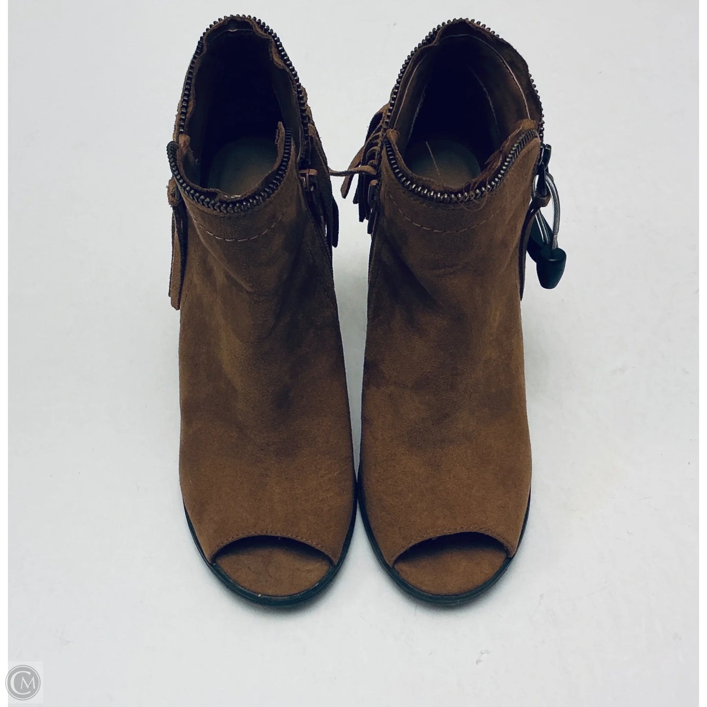 Boots Ankle Heels By Dolce Vita In Brown, Size: 7