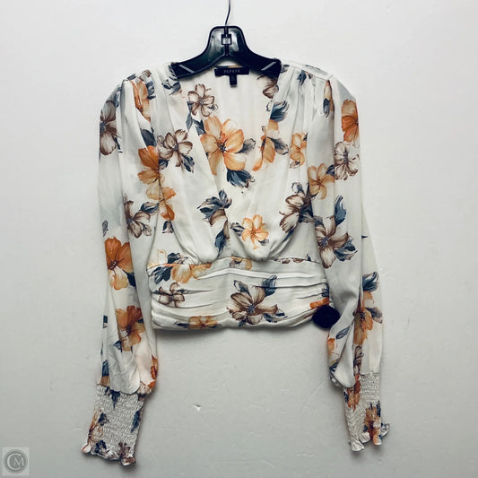Top Long Sleeve Basic By Papaya In Cream, Size: 0