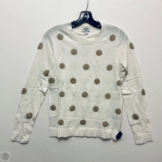 Top Long Sleeve By J. Crew In White, Size: Xs