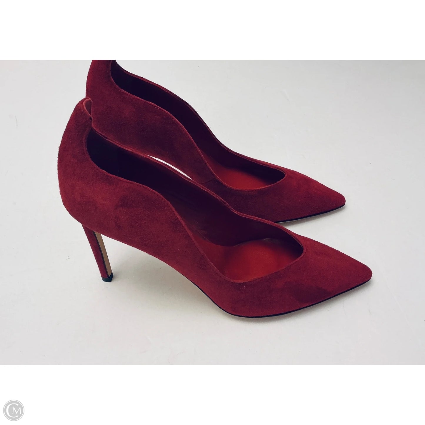 Shoes Heels Stiletto By Delman In Red, Size: 8
