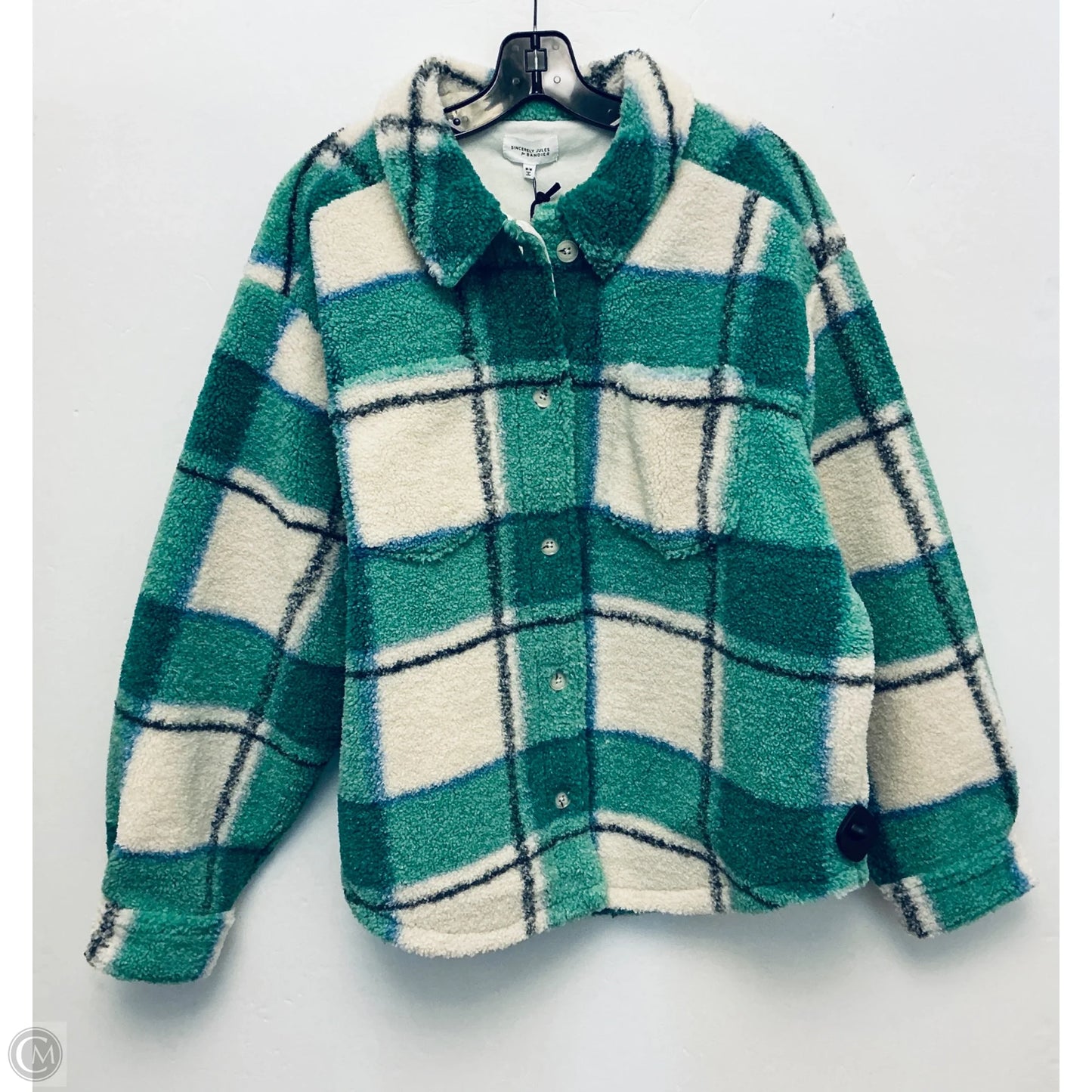 Jacket Fleece By Sincerely Jules In Green, Size: M