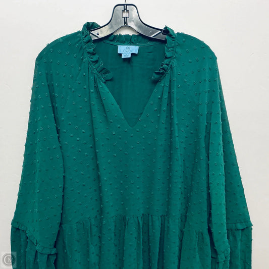 Dress Casual Short By Cece In Green, Size: Xl