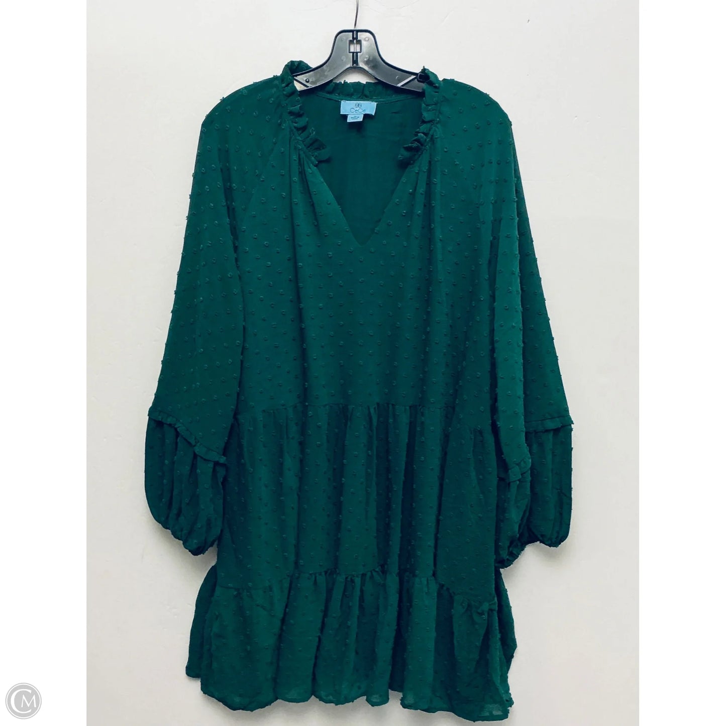 Dress Casual Short By Cece In Green, Size: Xl