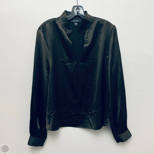 Top Long Sleeve By Karen Kane In Black, Size: Xl