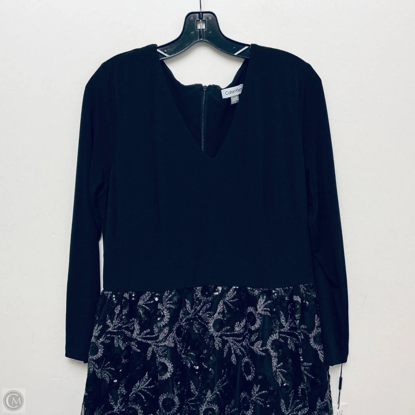 Dress Party Short By Calvin Klein In Black, Size: 14